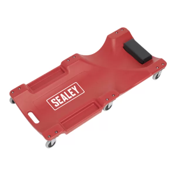 Image of Genuine SEALEY SCR80 Composite Creeper with 6 Wheels