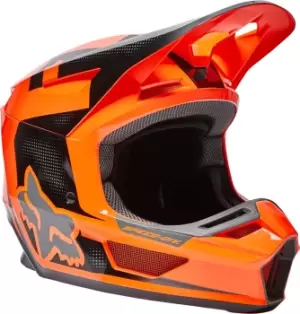 Image of FOX V2 Dier Motocross Helmet, orange, Size S, orange, Size S