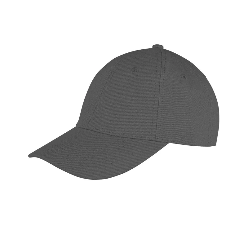 Image of Result Result Men Core Memphis 6 Panel Baseball Cap in Charcoal Charcoal One Size Male 5054171452019