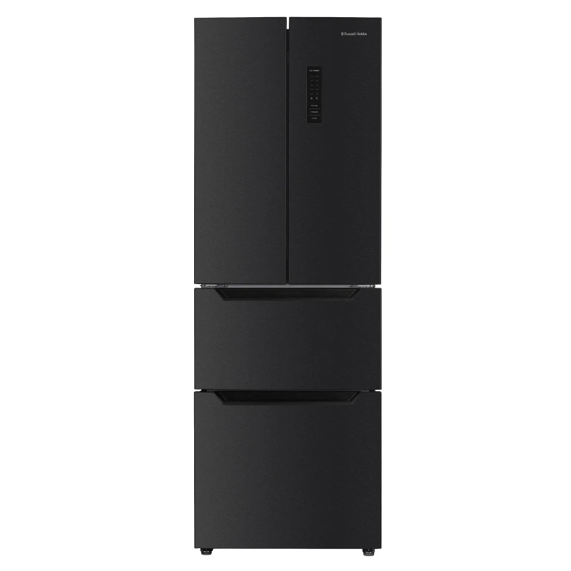 Image of Russell Hobbs RH186FDFF602E1BS Frost Free American Fridge Freezer - Black - E Rated