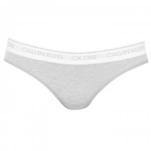 Image of Calvin Klein ONE Cotton Bikini Briefs - Grey