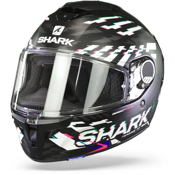 Image of Shark Spartan GT Bcl. Micr. E-Brake Mat Mat Black Blue Anthracite KBA Full Face Helmet XL