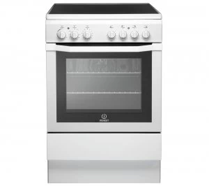 Image of Indesit I6VV2AW Ceramic Hob Single Oven Electric Cooker