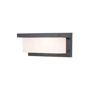 Image of Teteven Outdoor Sconce Wall Lamp 1 Light Aluminium Graphite IP54