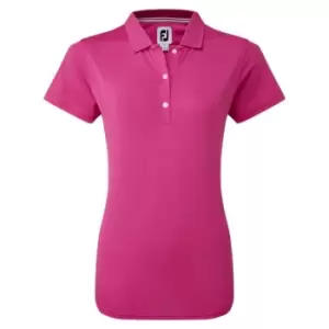 Image of Footjoy Neck Trim Polo Shirt Womens - Pink