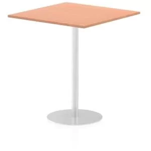 Image of Italia Poseur Table Square 10001000 Top 1145 High Beech