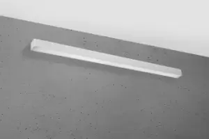 Image of Pinne Integrated LED Flush Wall Lights Grey 115cm 4000K