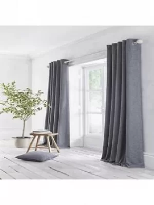 Image of Appletree Boucle Eyelet Curtains