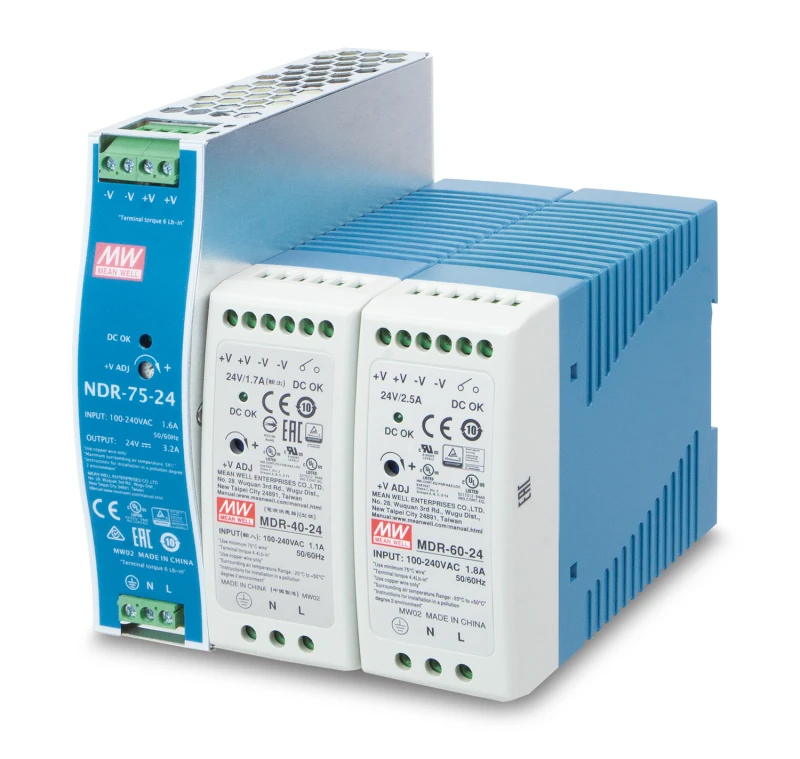 Image of PLANET PWR-60-24 power supply unit 60 W Blue. White