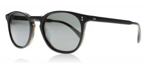 Image of Oliver Peoples Finley Esq Sun Sunglasses Matte Black / Moss Tortoise 14538K Polariserade 51mm
