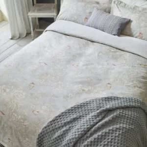 Image of Sanderson Chiswick Grove Single Duvet Cover, Silver