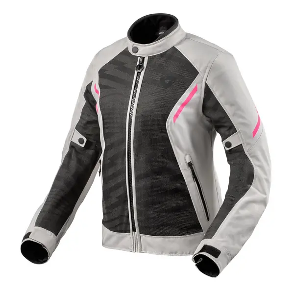 Image of REV'IT! Torque 2 H2O Jacket Lady Black Light Gray Size 42