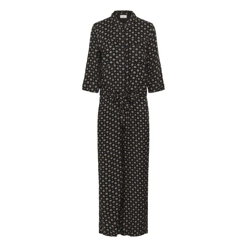 Image of Kaffe Womens jumpsuit KAFFE Rutie Noir Female 38