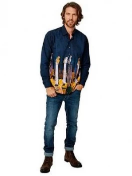 Image of Joe Browns In Tune Shirt, Black, Size L, Men