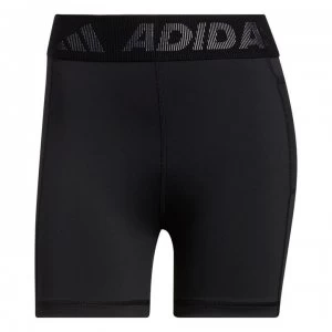 Image of adidas 3Bar Short Ladies - Black/White