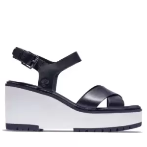 Image of Timberland Koralyn Wedge Sandal For Her In Black Black, Size 7