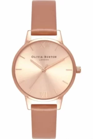 Image of Ladies Olivia Burton Sunray Dial Watch OB16MD88