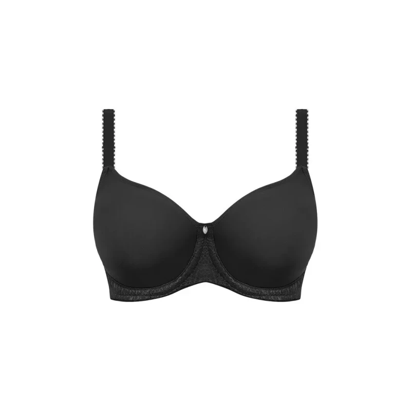 Image of Fantasie Womens underwired molded bra Fantasie Envisage Spacer Noir Female 80F