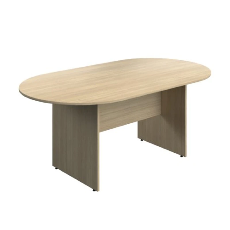 Image of Serrion Wooden Boardroom Table 1800x1000x730mm Oak KF800264