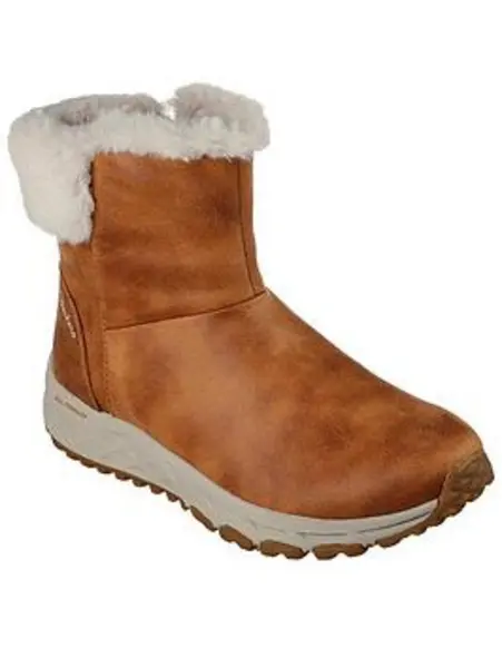 Image of Skechers Womens Escape Plan Outdoor Zip Up Ankle Boots - UK 8