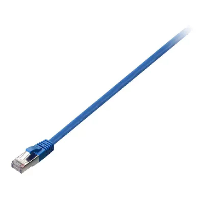 Image of V7 Blue Cat5e Shielded (STP) Cable RJ45 Male to RJ45 Male 3m 10ft