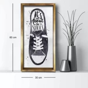 Image of 3060AHS-016 Multicolor Decorative Framed MDF Painting