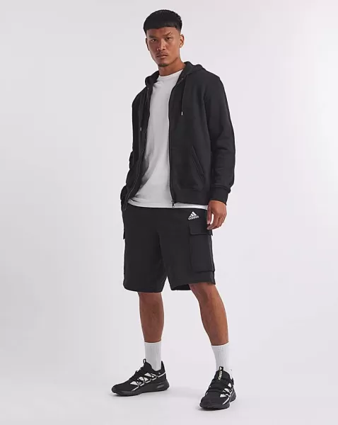 Image of Adidas adidas Essentials Cargo Shorts Black Male L35/39 AB33203