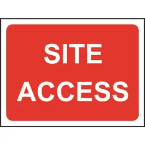 Image of 600 X 450MM Temporary Sign & Frame - Site Access