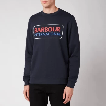 Image of Barbour International Mens Event Logo Sweatshirt - Navy - S