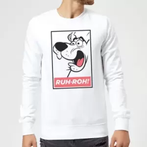 Image of Scooby Doo Ruh-Roh! Sweatshirt - White - S