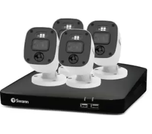 Image of SWANN Enforcer SWDVK-846854MQB-EU 8-Channel Full HD 1080p DVR Security System - 64GB, 4 Cameras, Black,White
