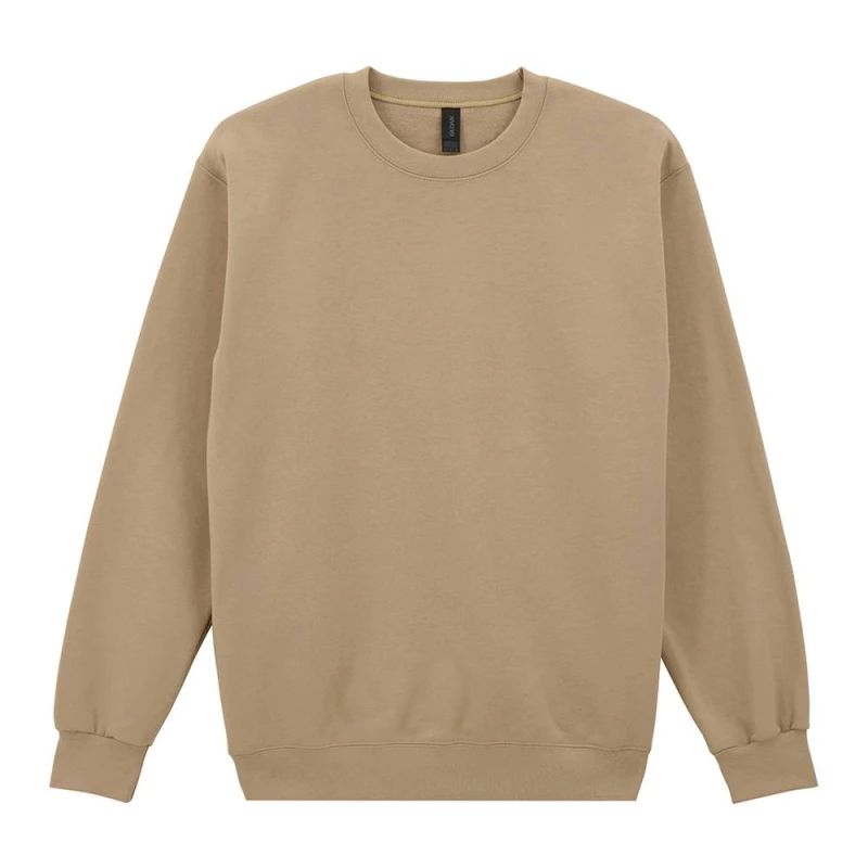 Image of Gildan Mens Hammer Maxweight Sweatshirt in Tan Size: Small Tan Male S