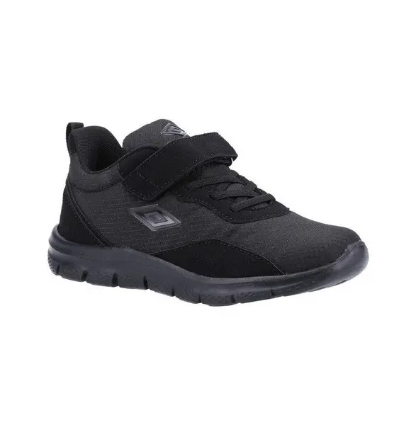 Image of Umbro Tenby Junior Velcro Trainer Black