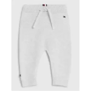 Image of Tommy Hilfiger Baby Knitted Pants - Grey