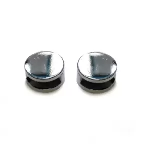 Image of Fixing Element for Glass and Mirrors Chrome - Pack of 30
