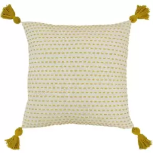 Image of Furn Ezra Cushion Cover (One Size) (Ochre Yellow) - Ochre Yellow