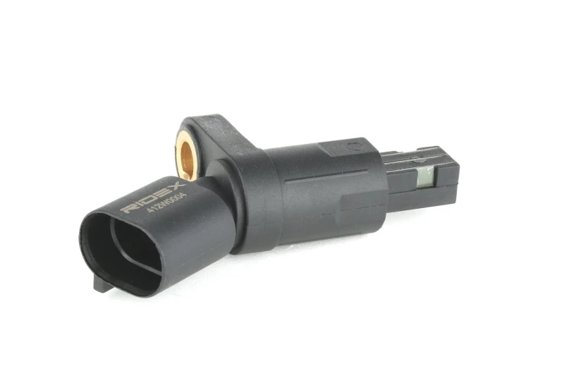 Image of RIDEX 412W0004 ABS Sensor Rear Axle both sides, without cable Plastic Sensor,wheel speed (412)