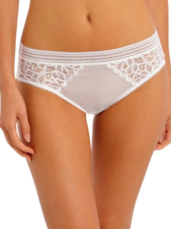 Image of Wacoal Womens Raffine Brief in White Size: 12 White Female 12