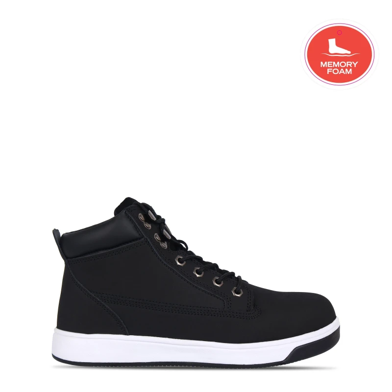 Image of Dunlop Nebraska Steel Toe Cap Boots Mens Black/White male 7 (41)