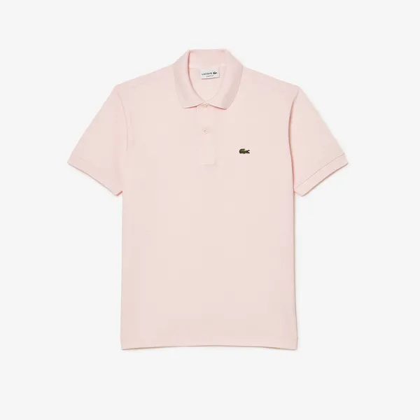 Image of Lacoste Classic Fit Polo Shirt Light Pink S