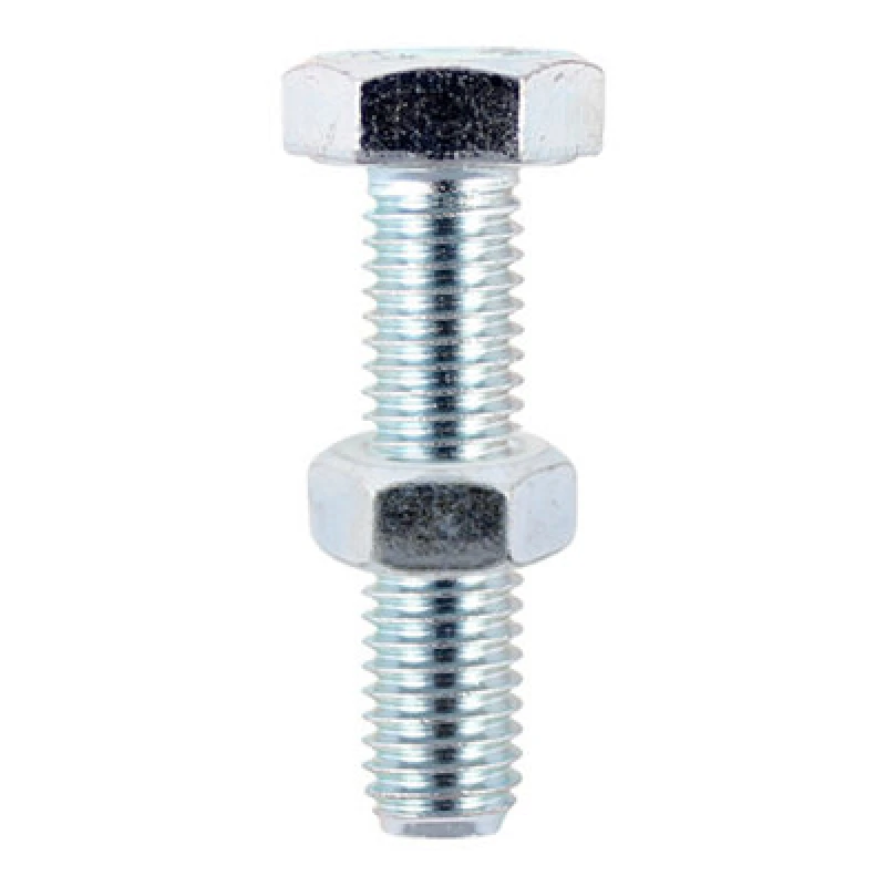 Image of Hexagon Set Screws and Nuts Zinc Plated 870SNZB Size: M8