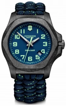 Image of Victorinox Swiss Army Mens I.N.O.X Carbon Blue Dial Watch
