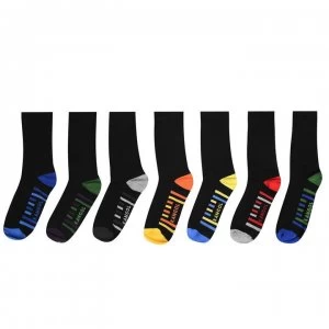 Image of Kangol Formal 7 Pack Socks Mens - Colour Str Sole