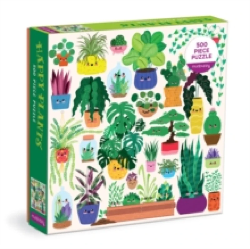 Image of Happy Plants 500 Piece Family Puzzle Jigsaw