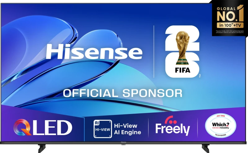 Image of Hisense E7Q 75" Smart 4K Ultra HD QLED Freely TV [2025] - 75E7QTUK