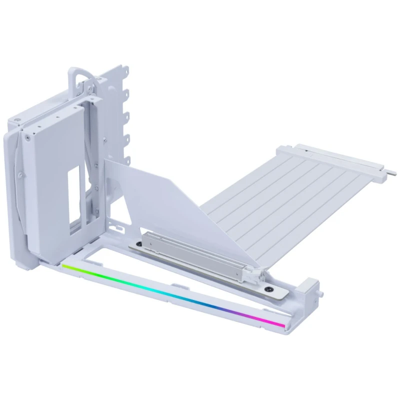 Image of Lian Li Multi-Direction Vertical GPU Mount Bracket with PCIe 5.0 Riser Cable - White