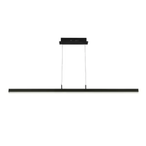 Image of Tribeca 1 Light LED Pendant, Temperature Colour Changing, Matt Black 2700/3000/4000K