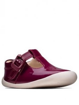 Image of Clarks Roamer Star Toddler Shoe - Plum