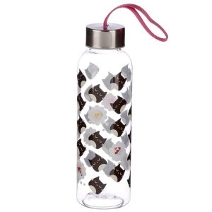 Image of Feline Fine Cat Design 500ml Bottle with Metallic Lid