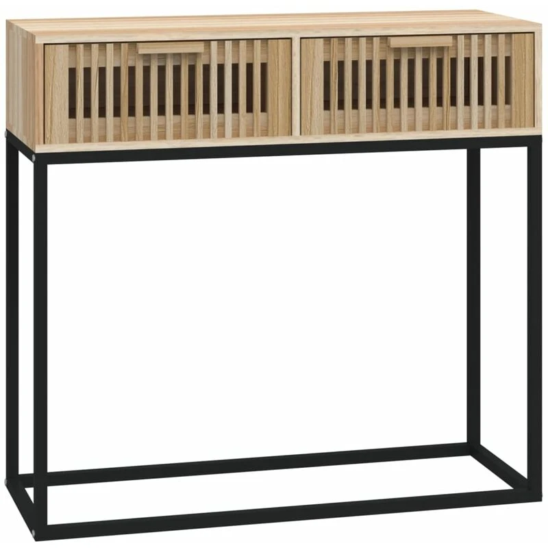 Image of VIDAXL Console Table 80x30x75cm Engineered Wood and Iron Vidaxl 8720845726171